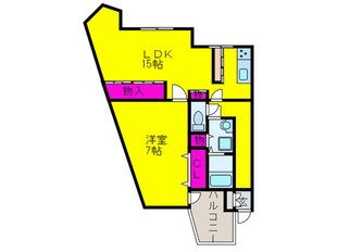 小西マンションの物件間取画像